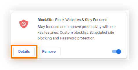 The Details button is highlighted